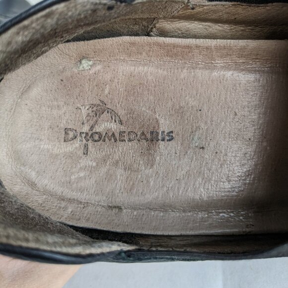 Dromedaris Leather Slip On Comfort Shoes, Falcon Black Women's Sz 10.5-11, EU 41 - Picture 9 of 11